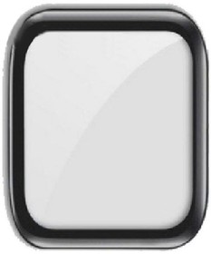 Фото 1/2 Защитная пленка HOCO A30 на дисплей Apple Watch 7 (45 мм) черная рамка