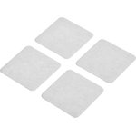 VST 4100CP/1/30x30DC/12, VST 4100CP Transparent Double Sided Adhesive Square ...