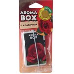 Ароматизатор подвесной картон высококапиллярный (роза алая) Aroma Box FOUETTE