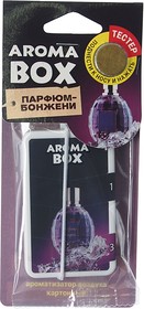 Фото 1/2 Ароматизатор подвесной картон высококапиллярный (парфюм-бонжени) Aroma Box FOUETTE