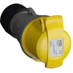 2CMA102030R1000 232EC4, Easy & Safe IP44 Yellow Cable Mount 2P + E Industrial ...