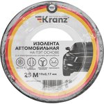 KR-09-2916, Изолента автомобильная полиэстер, 0.17х19 мм, 25 м