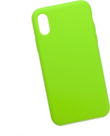 Фото 1/4 Чехол "LP" для iPhone X/Xs "Protect Cover" (салатовый/коробка)