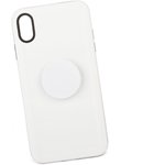 Чехол "LP" для iPhone Xs Max "PopSocket Case" (белая/коробка)