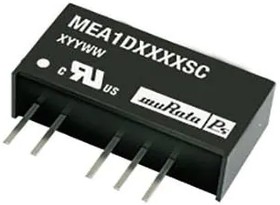 MEA1D1212SC, Isolated DC/DC Converters - Through Hole 1W 12-12V SIP DUAL DC/DC