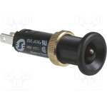 XVLA144, Индикат.лампа: LED; плоский; 48ВDC; Отв: O8мм; IP40; пластик