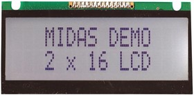 MC21605FA6WE-FPTLW, LCD MODULE, 16 X 2, COB, 4.69MM, FSTN