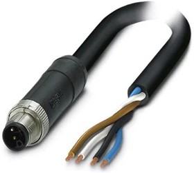 1425067, Sensor Cables / Actuator Cables SAC-4P-M12MSL/ 5 0-PUR