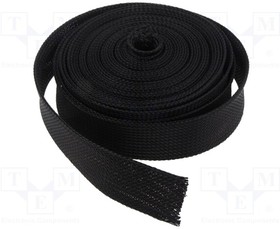 SUP25000DN0, Polyester braid; OBraid : 20?35mm; polyester; black; -55?150°C