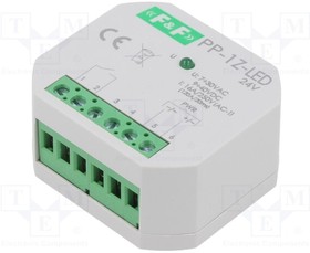 PP-1Z-LED 24V, Relay: installation; in mounting box; 7?30VAC; 9?40VDC; NO; IP20