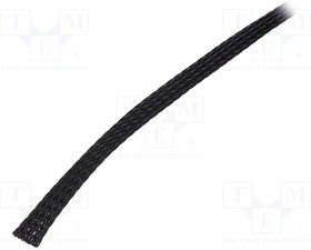 SUP06000BN0, Polyester braid; OBraid : 5?10mm; polyester; black; L: 100m; reel