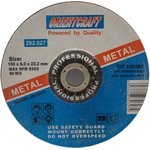 202.027, Диск зачистной по металлу 180x6.0x22.2 уп. 5 шт. OCW180602210