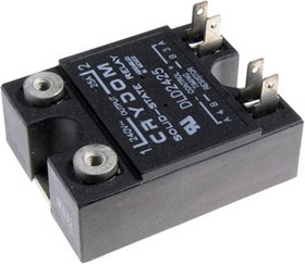 Фото 1/3 DLD2425, Solid State Relay - 3.5-15 VDC Control Voltage Range - 25 A Maximum Load Current - 48-280 VAC Operating Voltage R ...