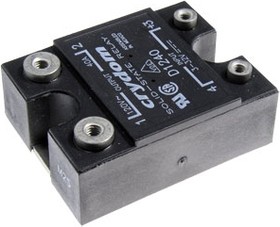 Фото 1/4 D1240, Solid State Relays - Industrial Mount 40A 120V DC