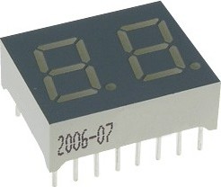 DA04-11EWA 10мм 2х7 красный ОА, 4.7мКд
