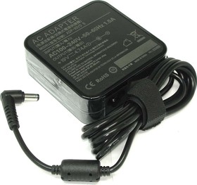 Фото 1/3 Блок питания (сетевой адаптер) AS901905525FK для ноутбуков Asus 19V 4.74A 90W 5.5x2.5 мм черный, с сетевым кабелем
