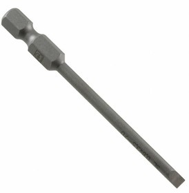 Фото 1/2 1212569, Screw bit - slot - E6.3-1/4" drive - Size: 0.6 x 3.5 x 70 mm - hardened - suitable for holders as per DIN 3126-F ...