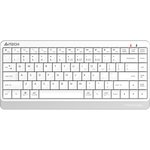 Клавиатура A4Tech Fstyler FBK11 белый/серый USB беспроводная BT/Radio slim ...