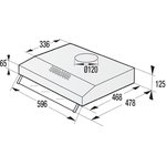 Вытяжка козырьковая Gorenje WHU629EX/M, управление кнопочное, нержавеющая сталь