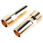 MM052206N, Brass Pipe Fitting, Straight Push Fit Stem Adapter, Male R 3/4in 22mm