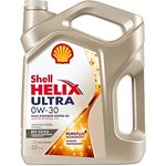 Масло моторное SHELL Helix Ultra ECT 0W-30 синтетическое 5 л 550046307