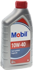 Масло моторное MOBIL Engine Oil 10W-40 полусинтетическое 1 л 155097