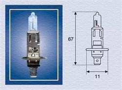 002551100000, Лампа H1 12V [standart]