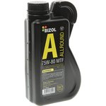 88950, Масло трансмиссинное BIZOL Allround Gear Oil MTF 75W-80 1л