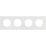4-постовая рамка квадратная, белая, LK Vintage-Quadro 884404-1