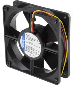 Фото 1/3 4314/2, DC Fans Tubeaxial Fan, 119x119x32mm, 24VDC, 100.1CFM, Speed Signal/Open Collector Output
