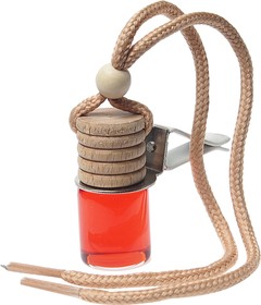Ароматизатор подвесной жидкостный (lollipop) с деревянной крышкой Wooden Aroma FOUETTE
