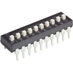 1825360-6, DIP Switches / SIP Switches ADE10A04=10 POS DIP SWITCH