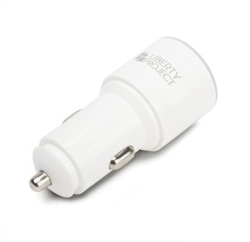 Фото 1/5 Автомобильное зарядное устройство "LP" с двумя USB 2.1А + USB кабель Apple Lightning 8-pin "Barrel S