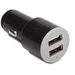 Автомобильное зарядное устройство "LP" с двумя USB выходами 2.1А + USB кабель ...