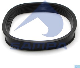 Фото 1/2 042.351, Прокладка SCANIA P,G,R,T series корпуса фильтра воздушного SAMPA