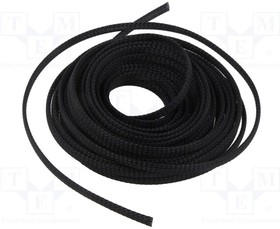 SUP06000DN0, Polyester braid; OBraid : 5?10mm; polyester; black; L: 10m; reel