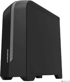 Фото 1/3 GameMax Корпус Centauri Black Gray без БП (ATX,Черн-сер,USB3.0, Зак.стекло, 1*120мм. RGB, пыл.фил.)