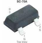 Фото 1/2 SI1031R-T1-GE3, 20V 140mA 8@150mA,4.5V 250mW 1.2V@250uA P Channel SC-75A-3 MOSFETs ROHS