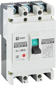 mccb99-100-100m-ma, Выключатель автоматический ВА-99М 100/100А 3P 35кА с электромагнитным расцепителем PROxima