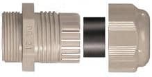 Фото 1/2 5308 901, Cable Glands, Strain Reliefs & Cord Grips NPT1/2 Cord Grip 5.0 - 12.0mm Lt Gray