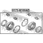 0175-M100AF, 0175M100AF_ремк-т диск.тормоза! без порш.\ Daihatsu Cuore 90-94