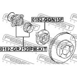 0182-GGN15F, Ступица передняя