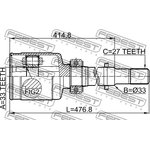 0211-J1020GRH, Шрус внутренний правый 33x33x27