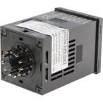 H5CX-A11SD-N, H5CX Series Panel Mount Timer Relay, 12 → 24V ac/dc, 1-Contact ...