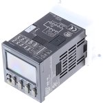 H5CX-AS-N, H5CX Series Panel Mount Timer Relay, 100 → 240V ac, 1-Contact ...