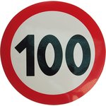 05021, Наклейка-знак виниловая "Ограничение скорости 100км/ч" круг ...
