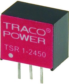 Фото 1/2 TSR 1-2412, Non-Isolated DC/DC Converters Product Type: POL; Package Style: SIP; Output Power (W): N/A; Input Voltage: 4.6-36 VDC; Output 1