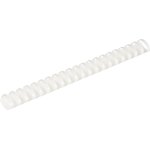 Пластиковые пружины для переплета 21 кольцо, 32 мм, белые, 50 шт. 1404293