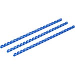 Пластиковые пружины для переплета 21 кольцо, 10 мм, синие, 100 шт. 1404276