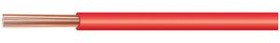 4510041/100, Stranded Wire PVC 0.5mm² Bare Copper Red H05V-K 100m